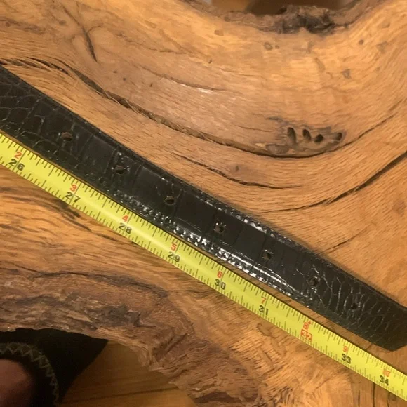 RARE 80’s FAHRENHEIT NEW YORK CONNIE BATES GOLD CHAINS AND CROC BELT - Picture 13 of 15